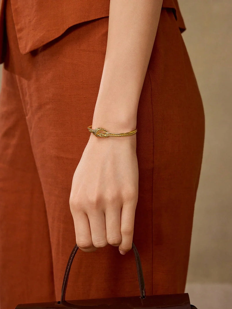 Minimalistisches Armband mit 18 Karat Goldbeschichtung für Eleganz im Alltag