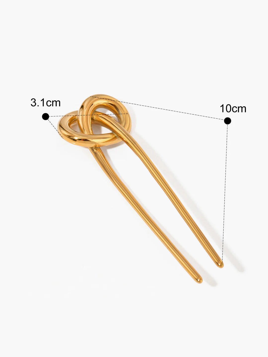 Stainless Knotted Hairpin - LA FEMME WANDERER