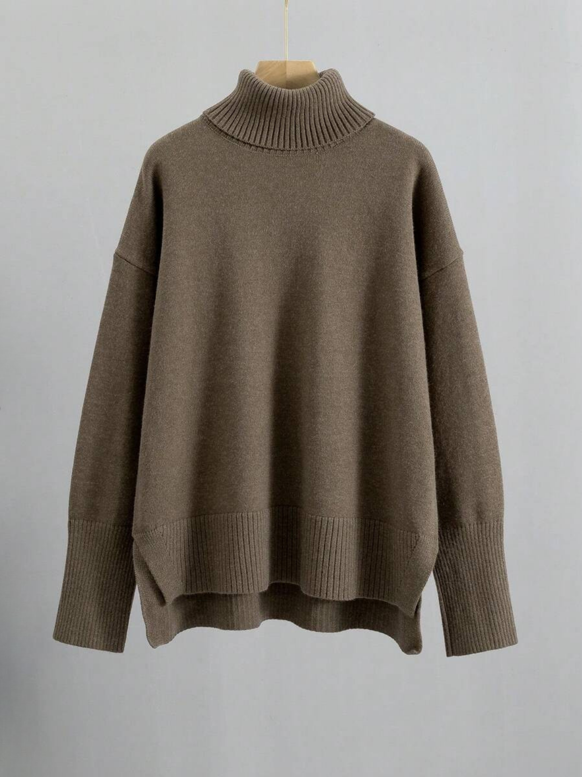 Cozy Winter Knit Turtleneck Pullover