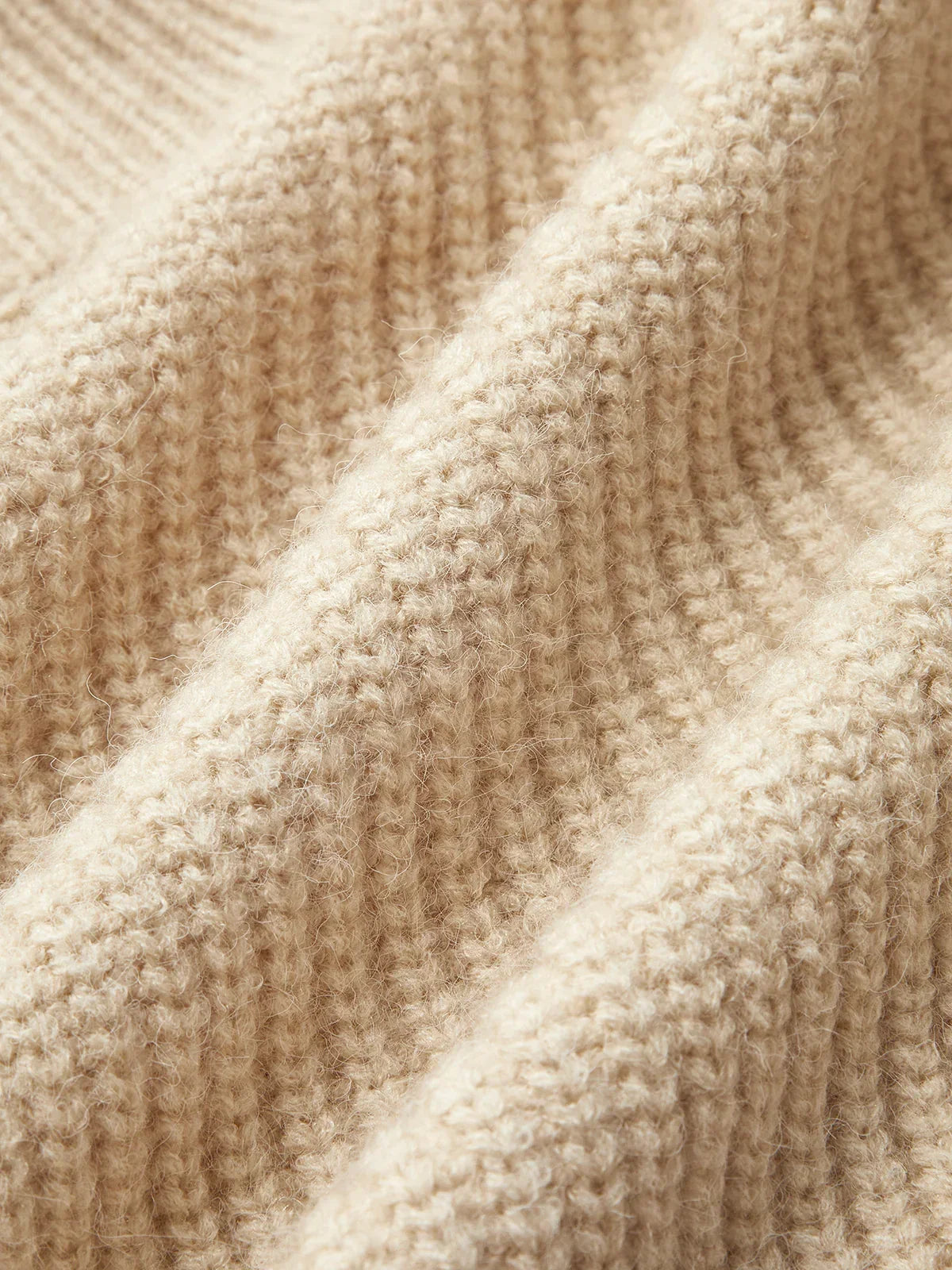 Ribbed Zipper Lapel Cardigan - LA FEMME WANDERER