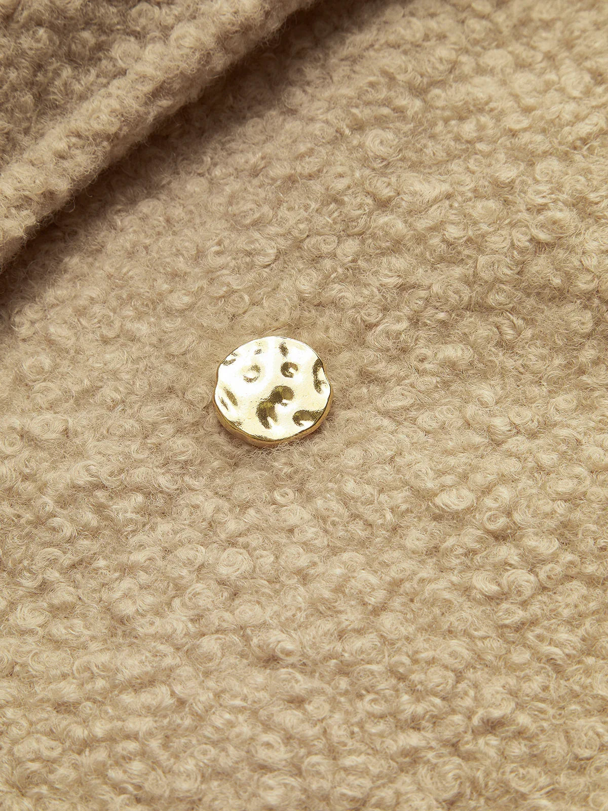 Buckle Belted Long Faux Fur Coat - LA FEMME WANDERER