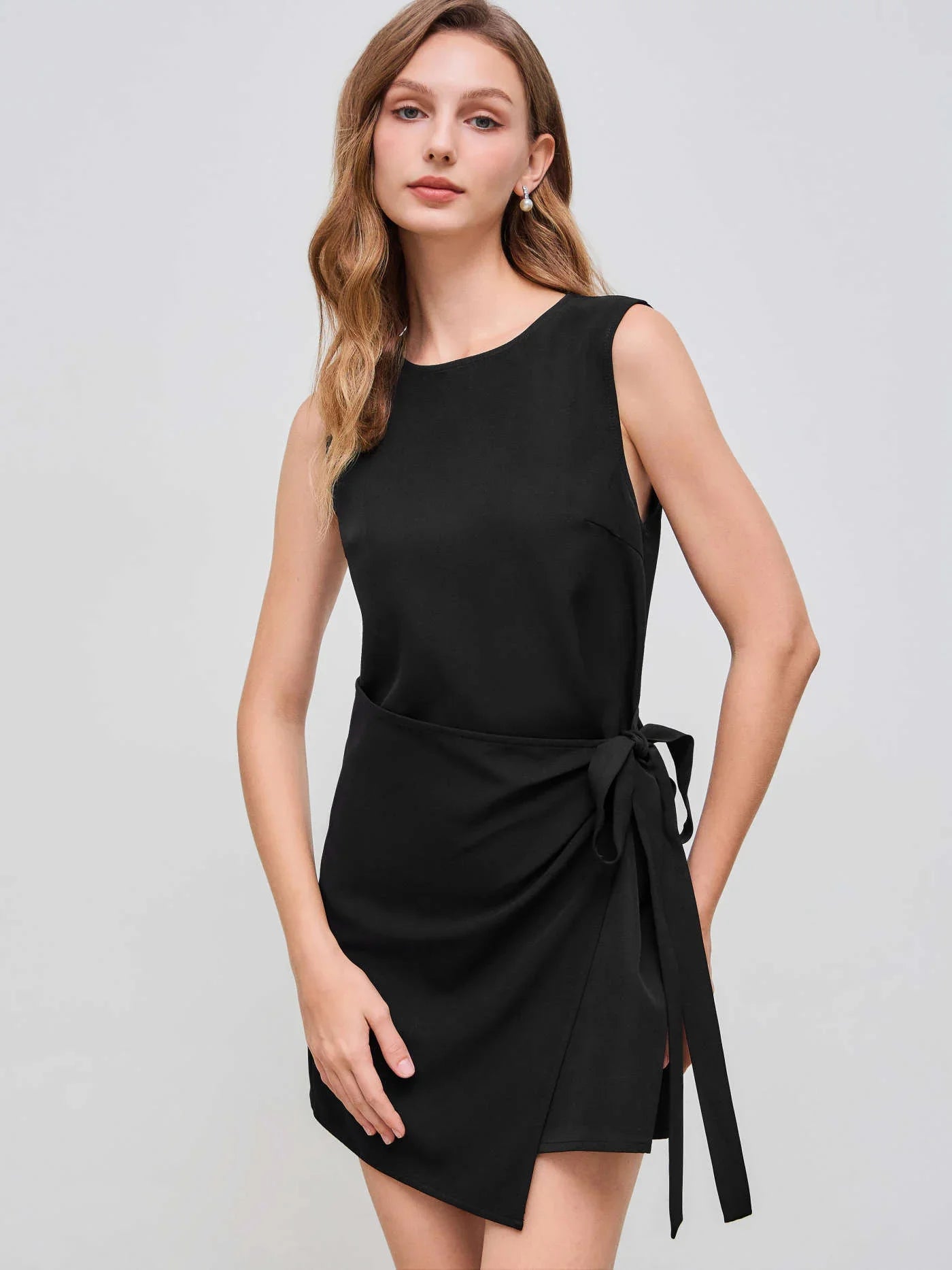 Elegant Must-have Dress With Belt - LA FEMME WANDERER