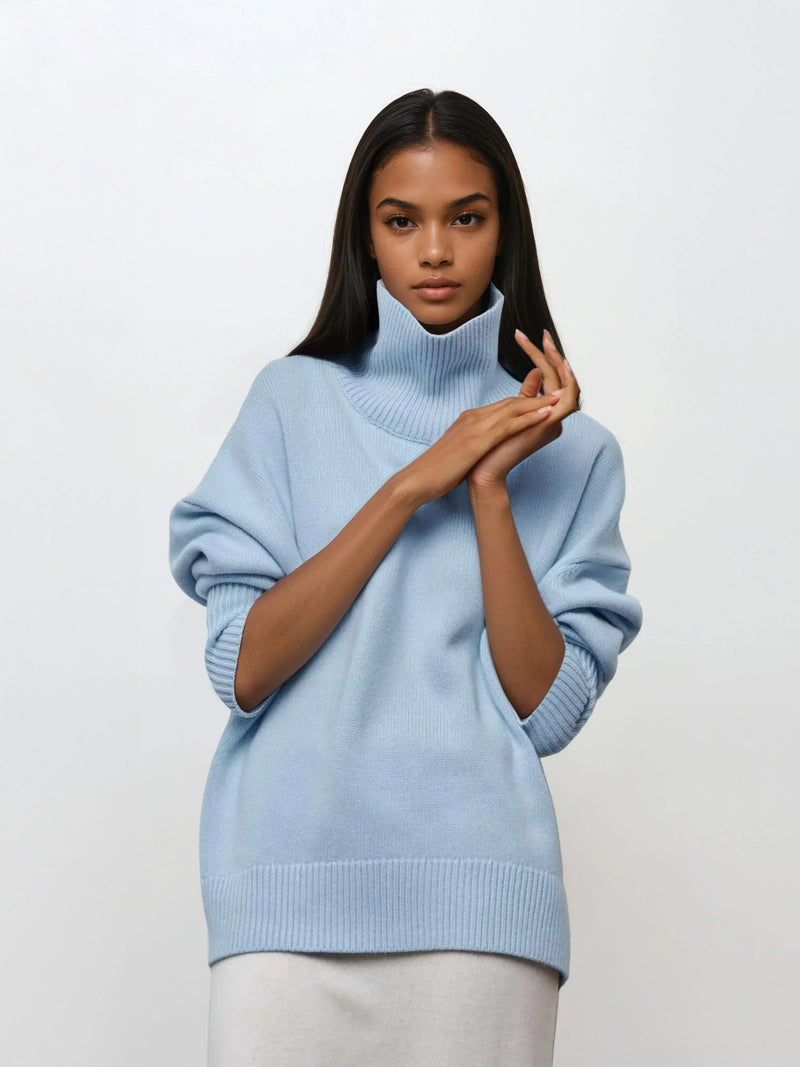 Always Chic – Oversize-Rollkragenpullover