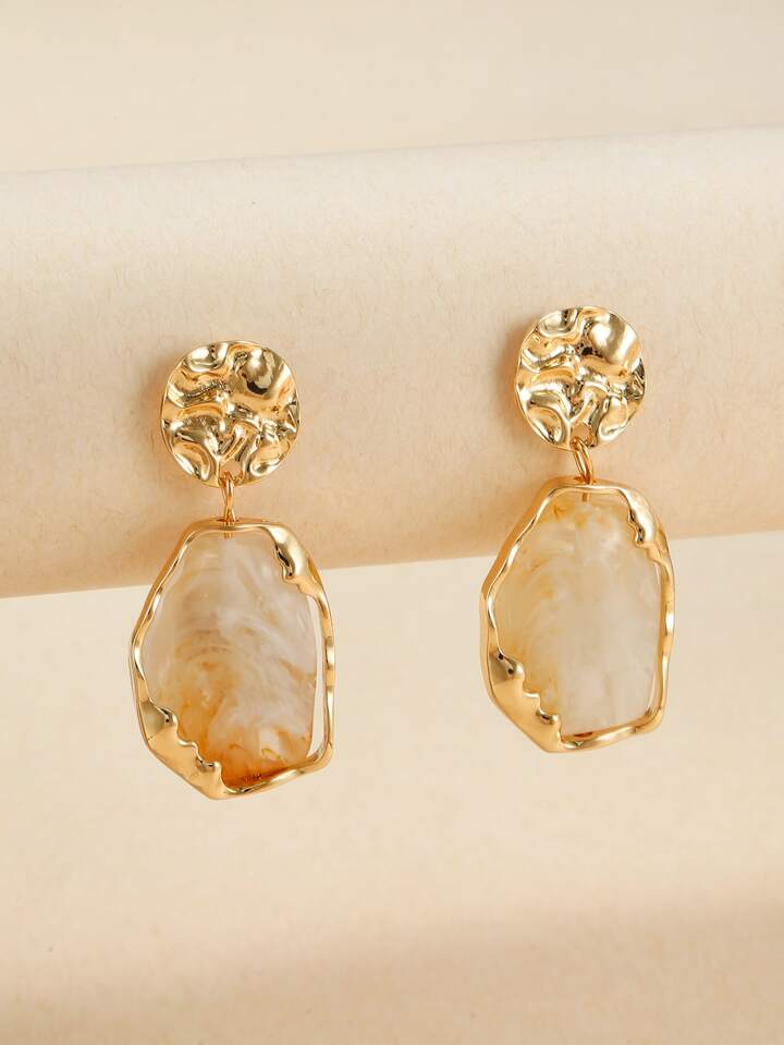 Retro Design Irregular Drop Earrings - LA FEMME WANDERER