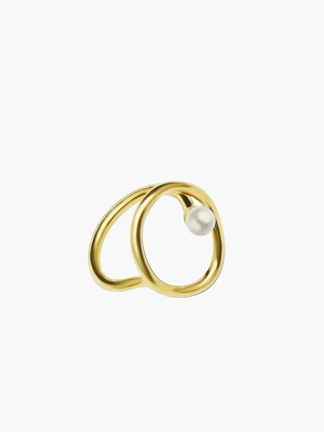 Halo Touch Freshwater Pearl Ring - LA FEMME WANDERER