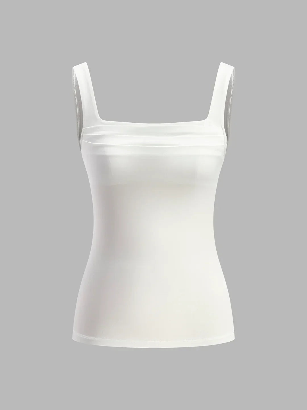 Elegant Style Square Collar Sleeveless Cami Top - LA FEMME WANDERER