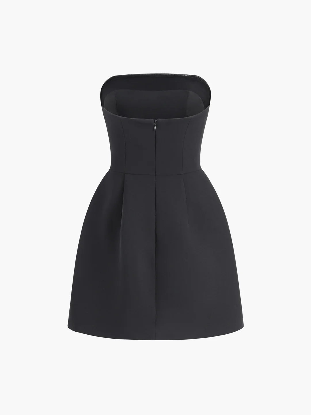 Always Elegant Solid Color Tube Mini Dress - LA FEMME WANDERER