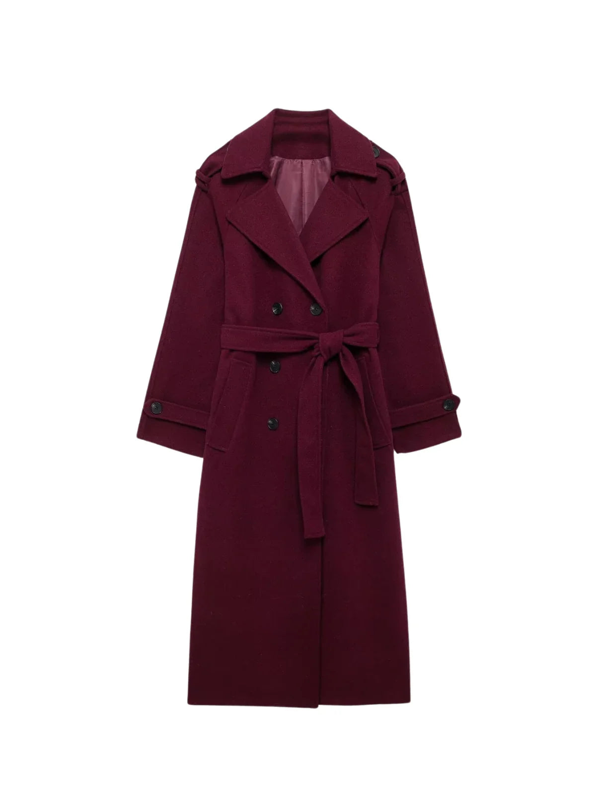 Burgunderfarbener Look - 4