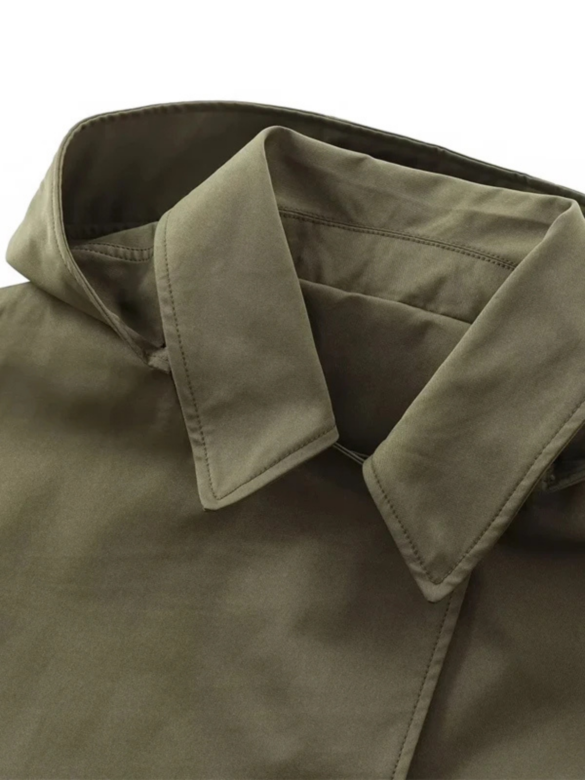 Green Oversized Hooded Bomber Jacket