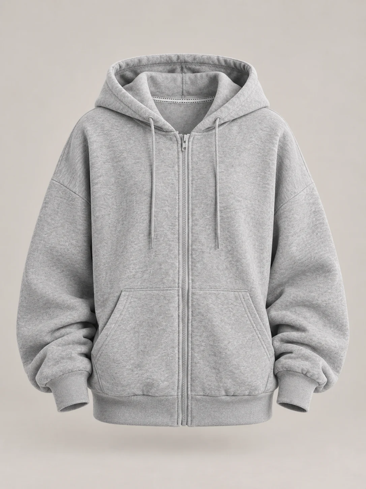 Classic Zip-Up Fleece Hoodie