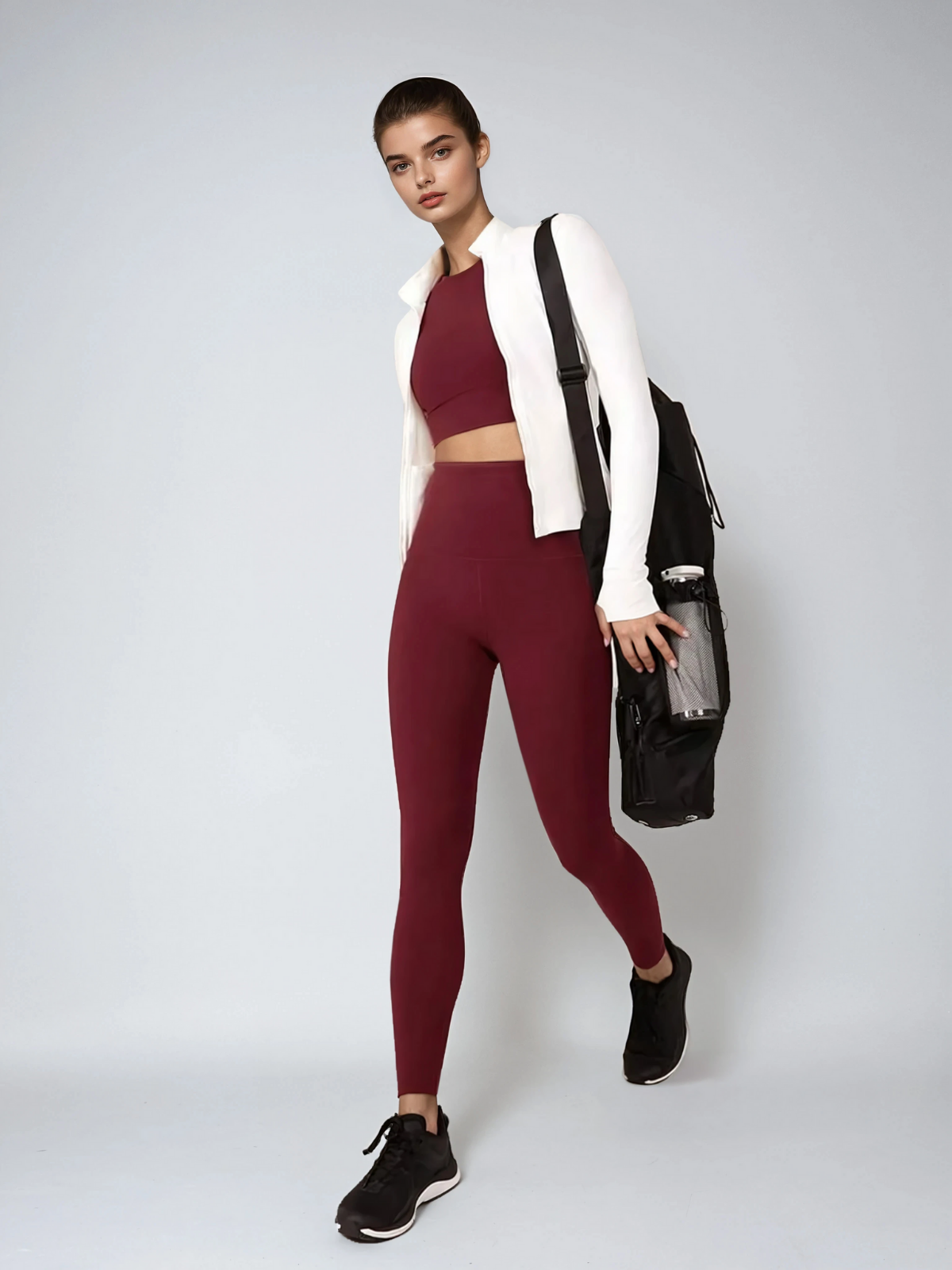 Leggings mit ultrahohem Bund, 4-Wege-Stretch, blickdicht, butterweich, mit Tactel-Fasertasche