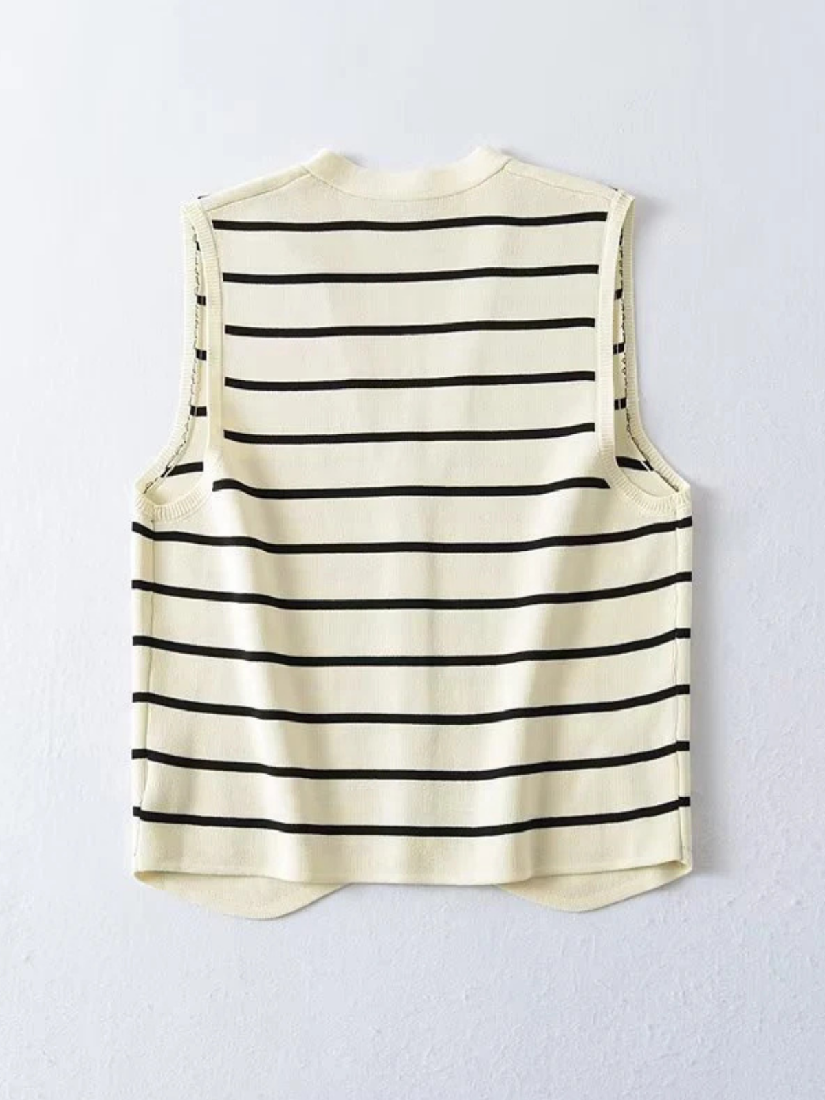 Striped Sleeveless Crop Tank Top For Women Summer Casual Fashion Essential Everyday Wear