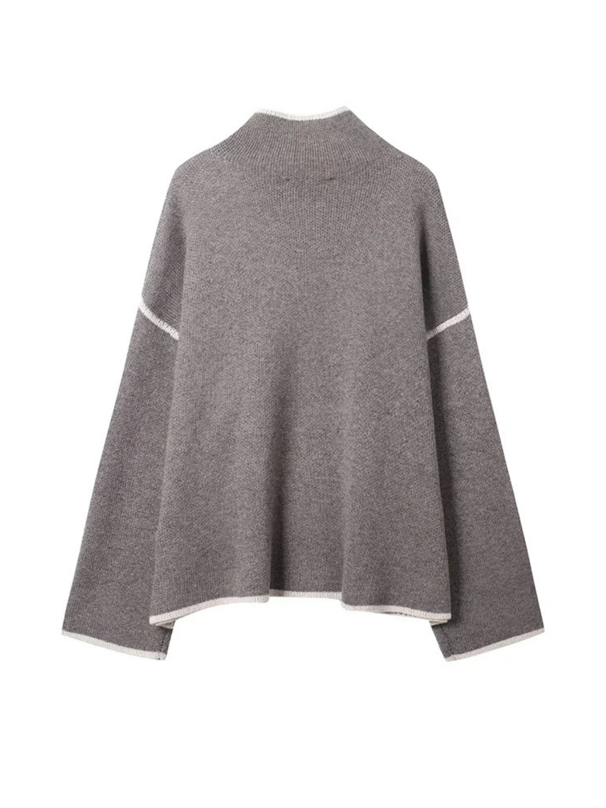 Always Chic Piping Contrast Knit Sweater