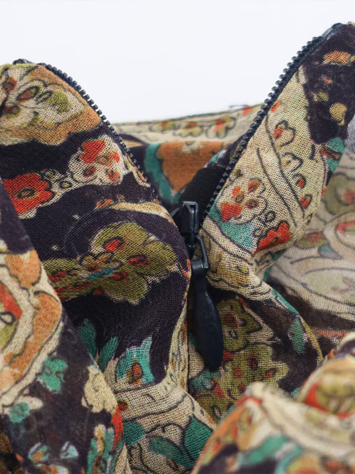 Floral Slim High Waist Mini Skirt