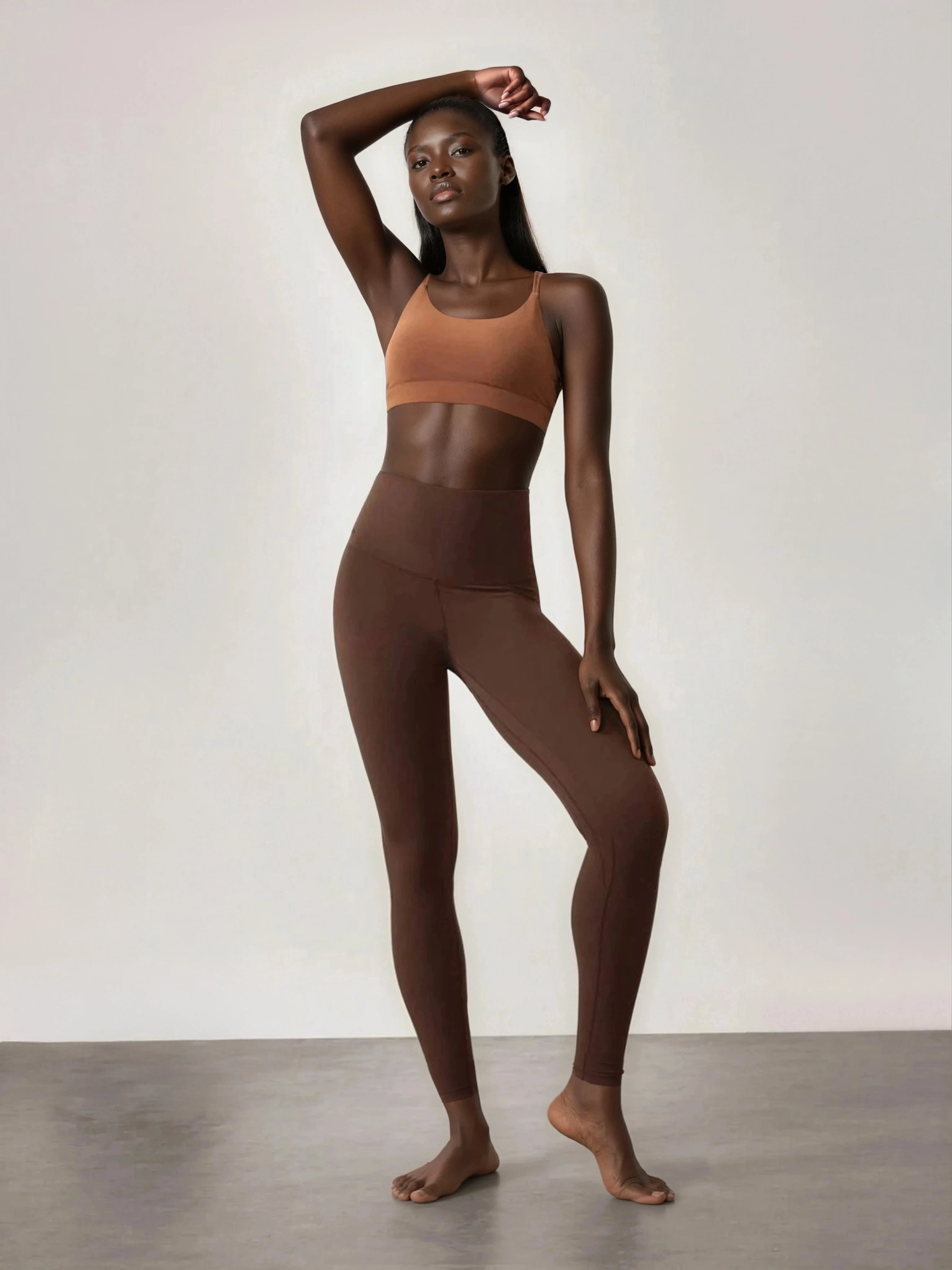 Leggings mit ultrahohem Bund, 4-Wege-Stretch, blickdicht, butterweich, mit Tactel-Fasertasche