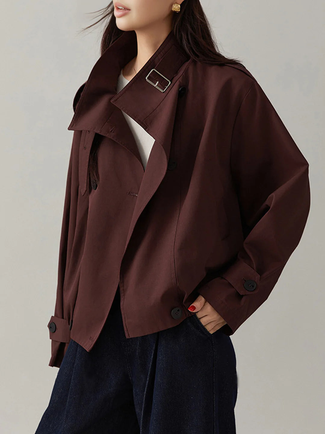 Easy Matching Vintage Loose Trench Coat - LA FEMME WANDERER