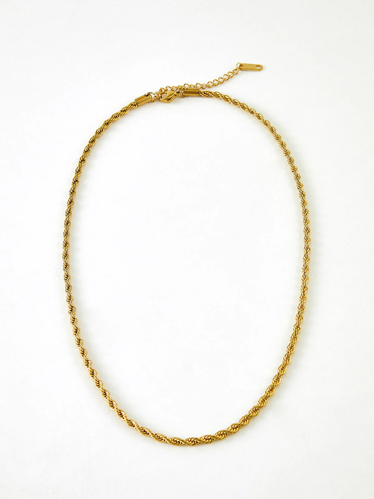 Minimalist Golden Twisted Necklace - LA FEMME WANDERER