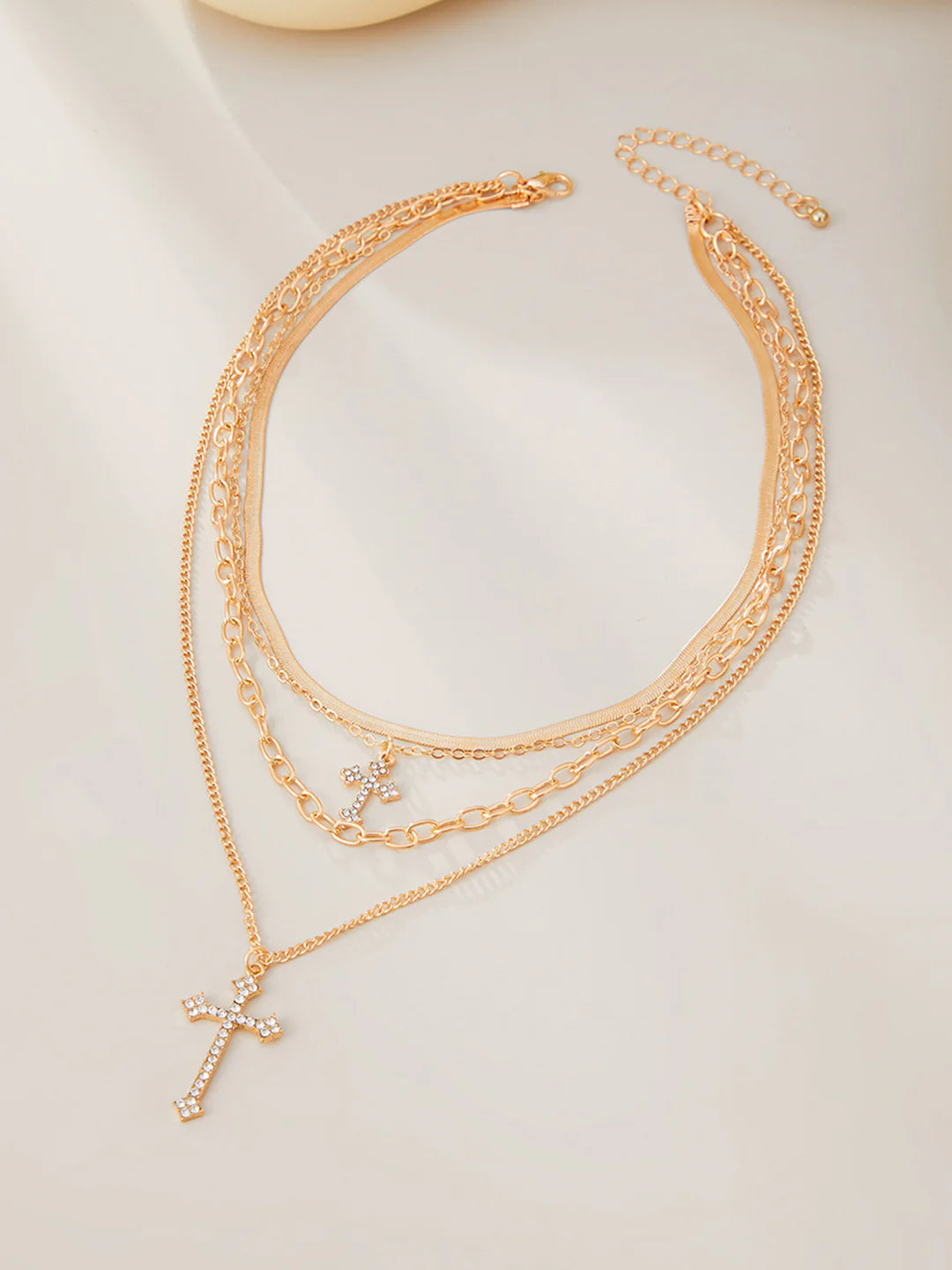 Divine Glow Layered Pendant - LA FEMME WANDERER