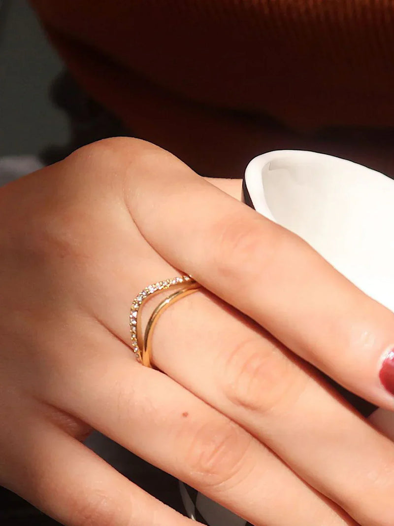 Diamant-Drift-Goldring