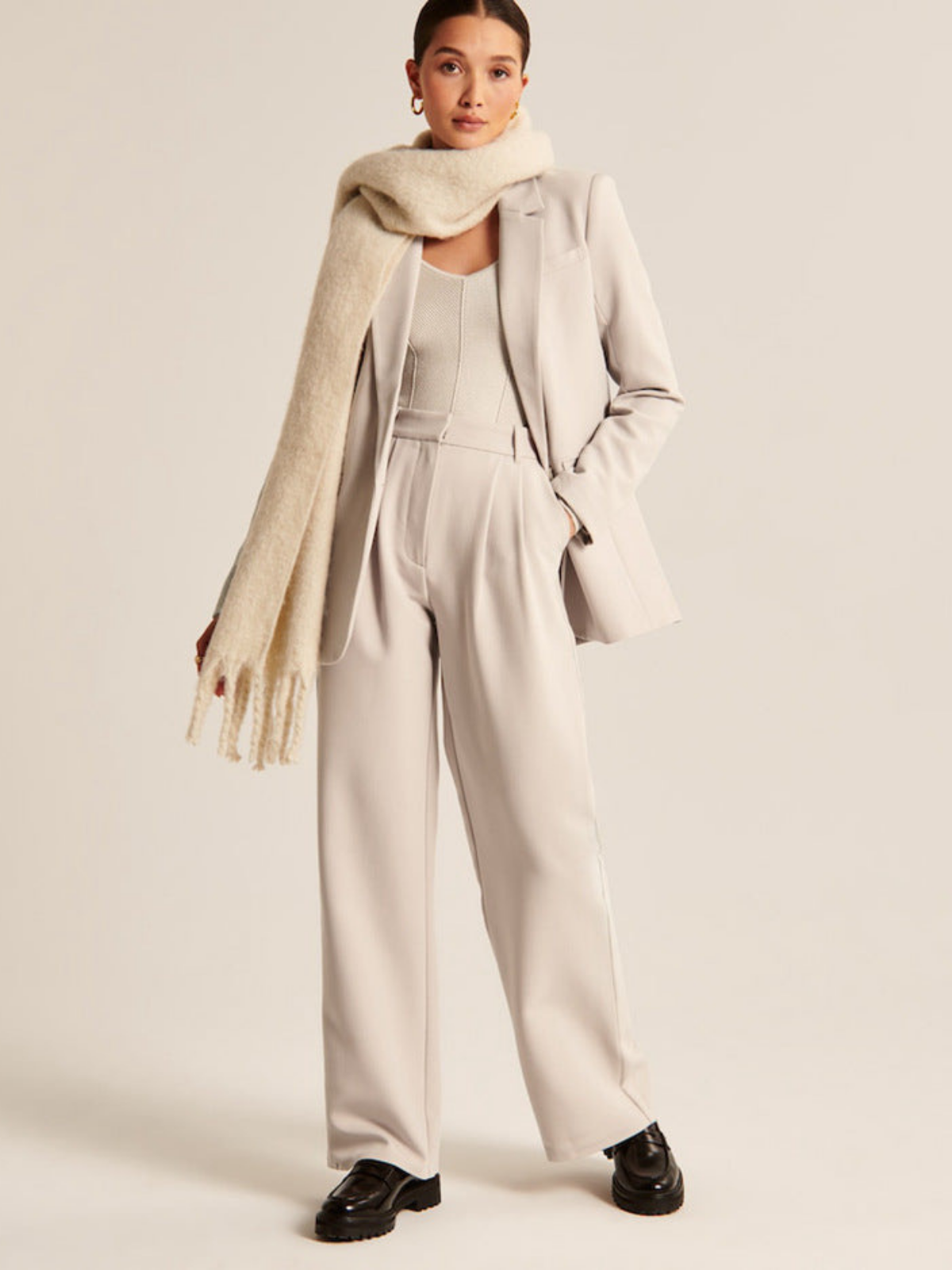 High Waist Wide-leg Casual Pants - LA FEMME WANDERER