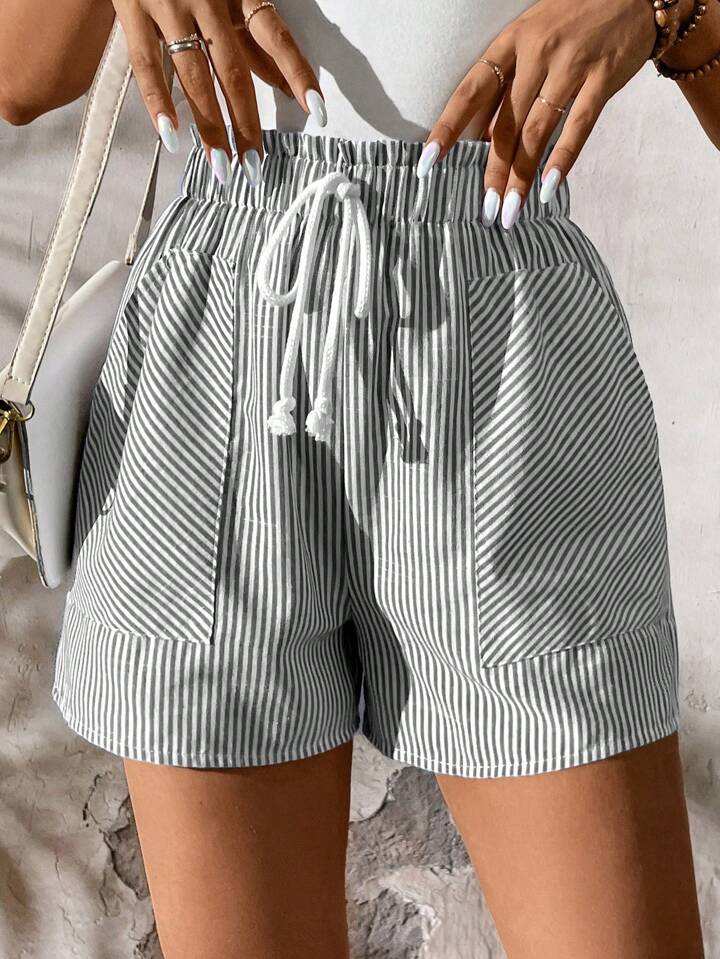 High Waist Drawstring Shorts – Effortless Summer Wardrobe Essential