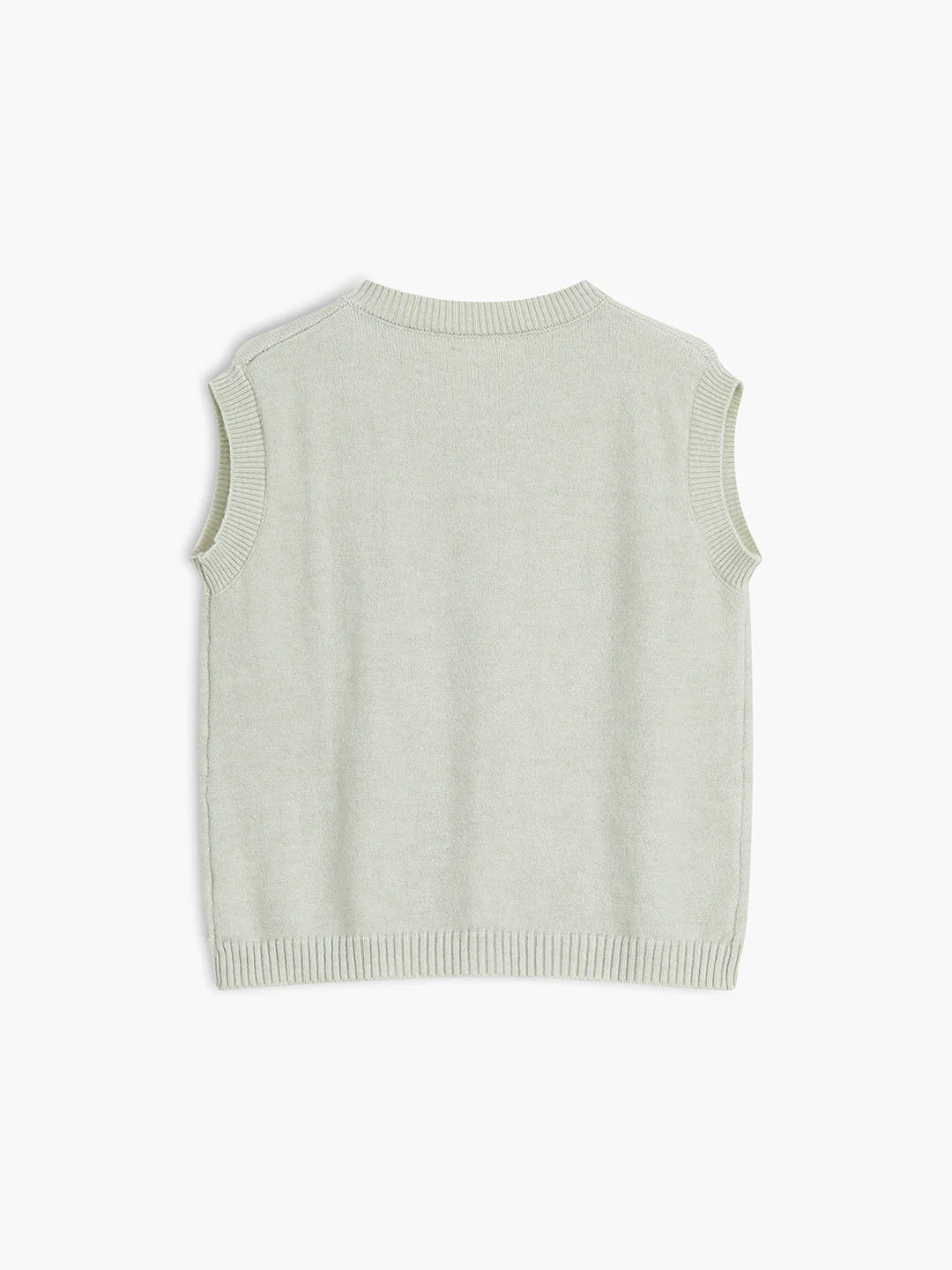 Single-breasted Casual Button Up Sweater Vest - LA FEMME WANDERER