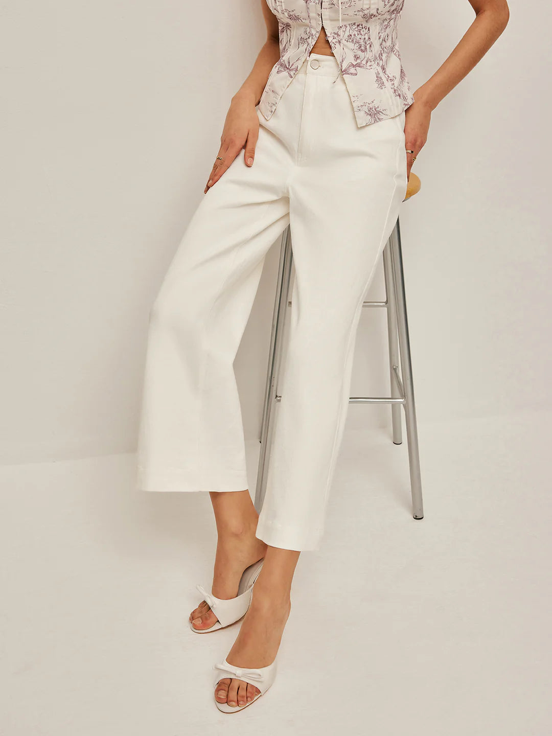 Women's Fashion Jeans Wide Leg Pants - LA FEMME WANDERER