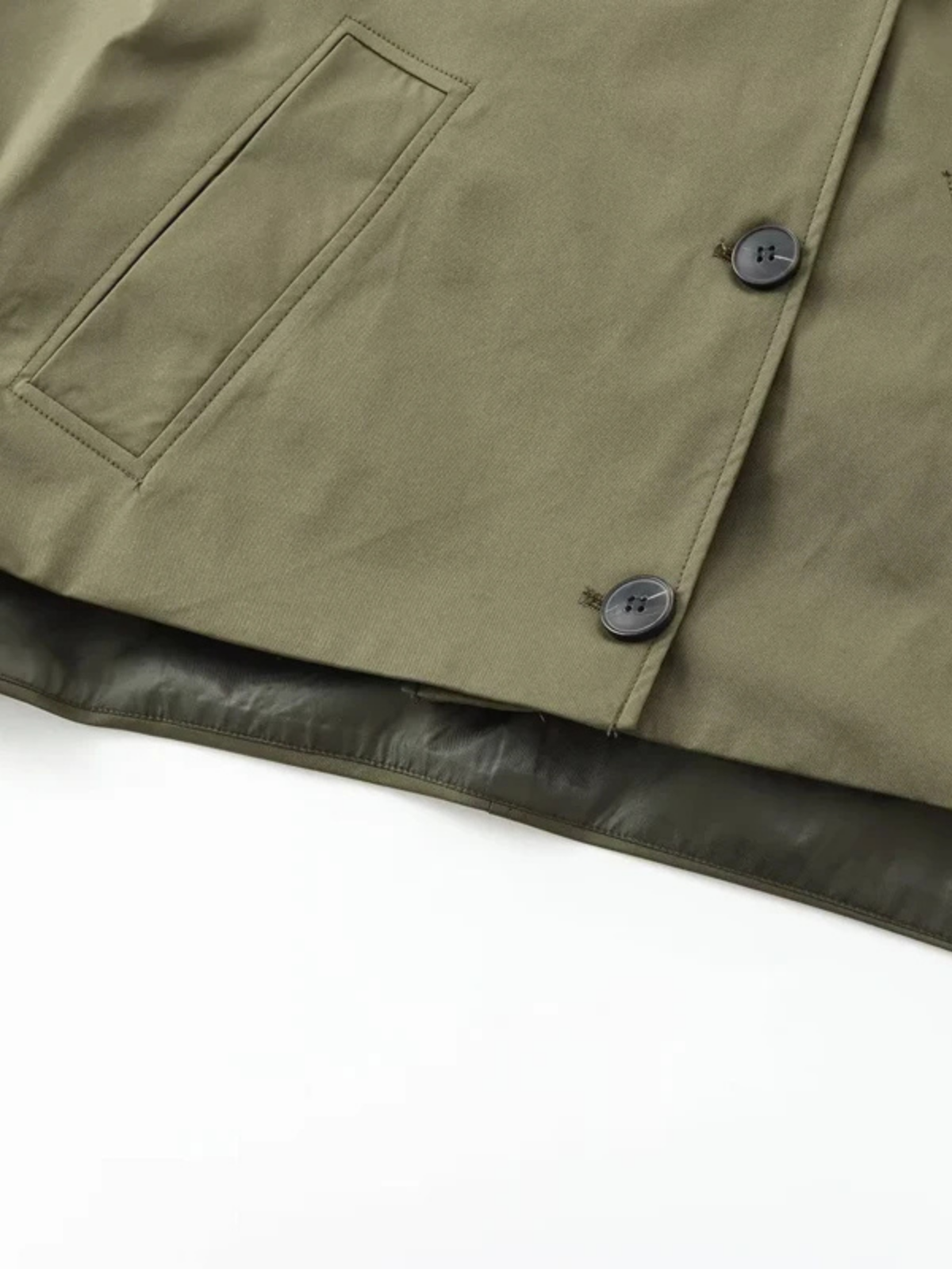 Green Oversized Hooded Bomber Jacket