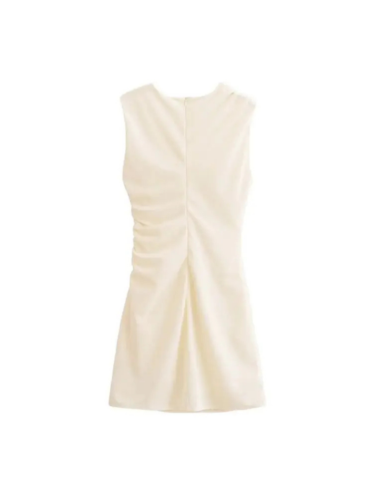 Elegant Style Draped Mini Mirage Dress